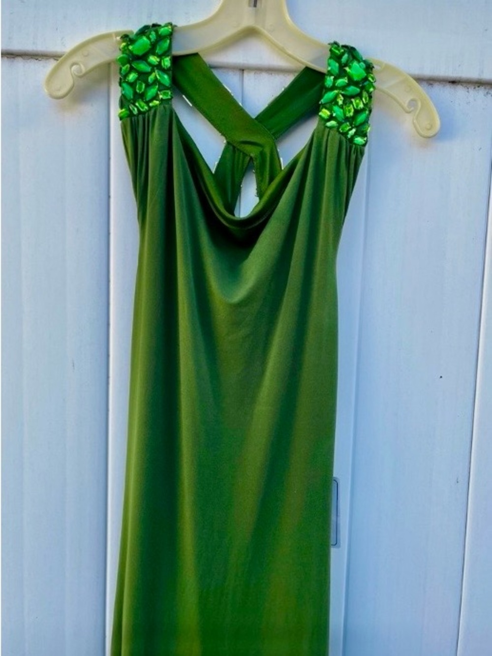 Jovani Evening Collection Green Jeweled Gown - New with Tags